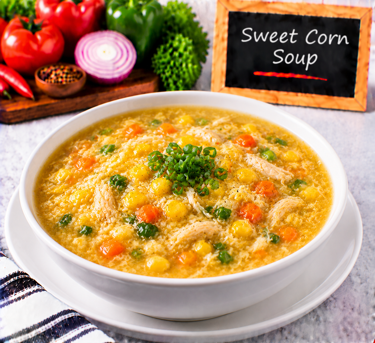 Sweet Corn Soup from The Promise menu