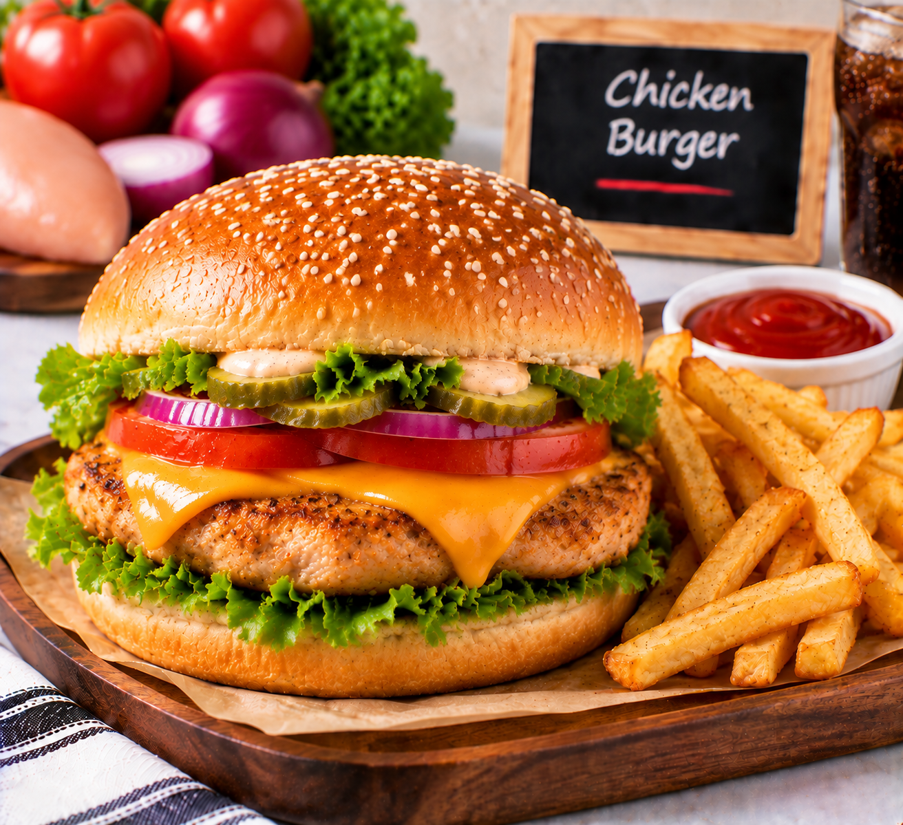 Chicken Burger from The Promise menu