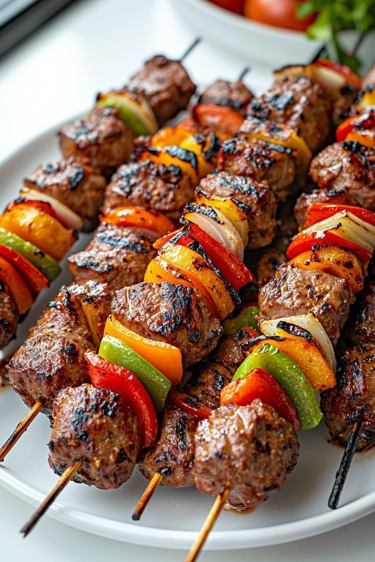 Charcoal grilled fish and meats