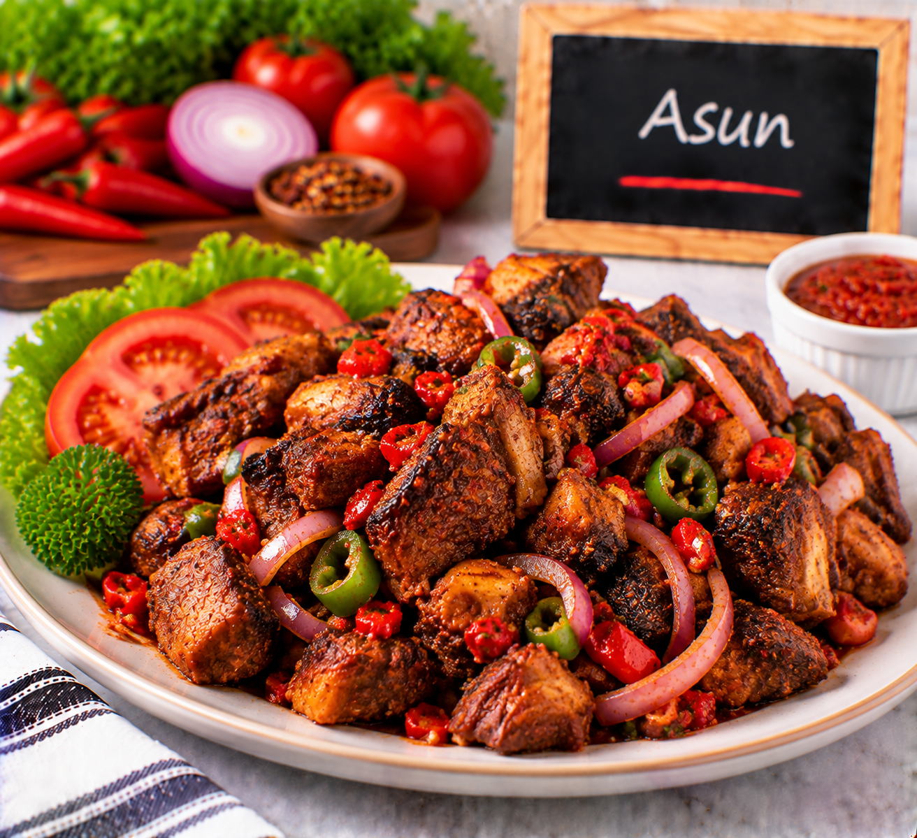 Asun from The Promise menu