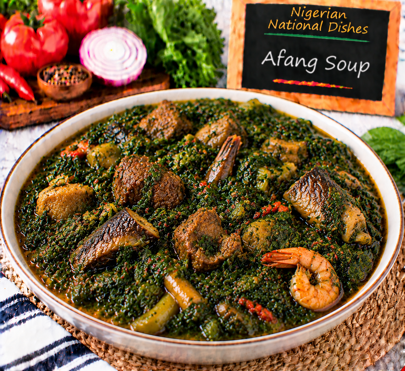 Afang Soup from The Promise menu