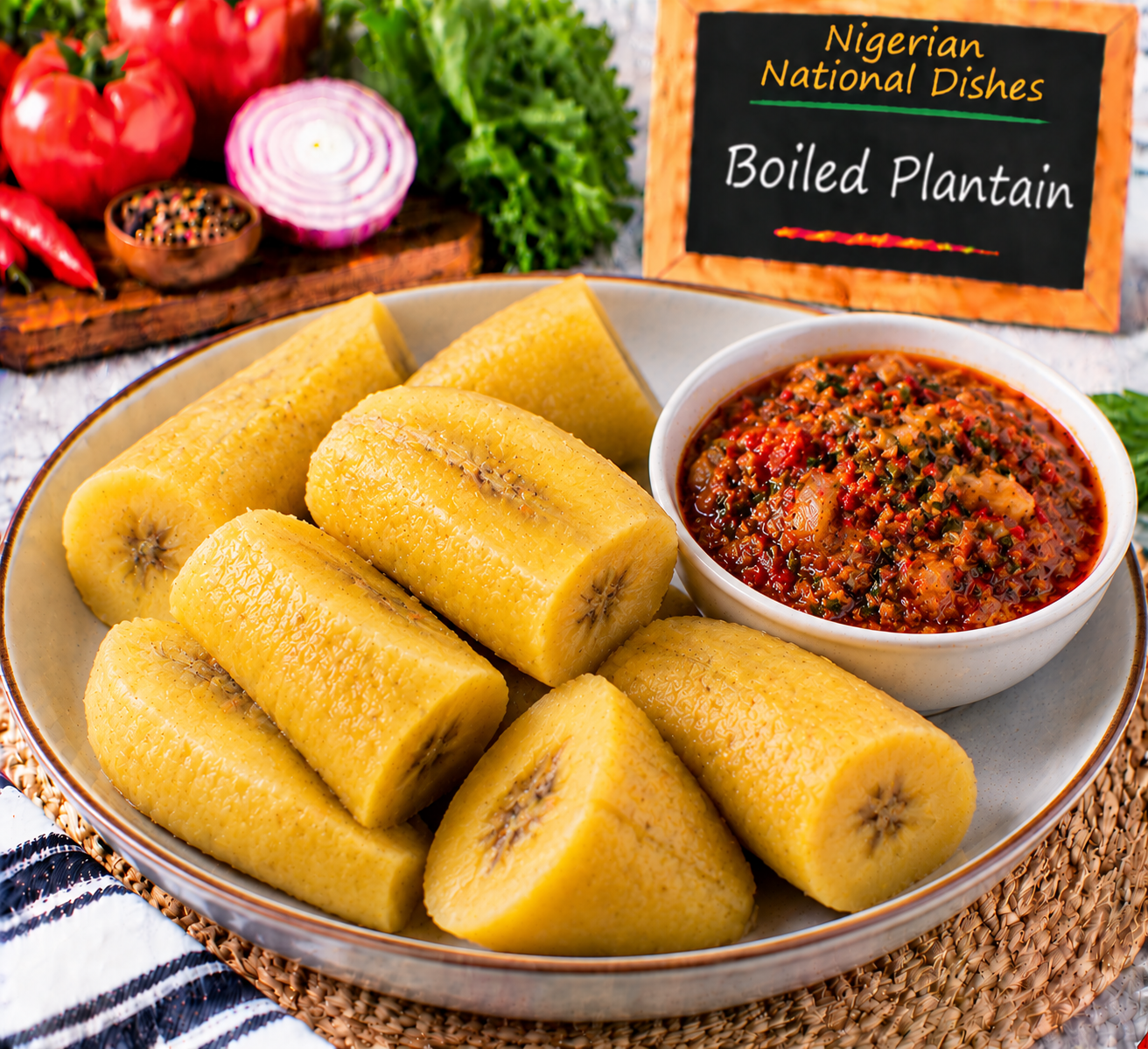 Boiled Plantain from The Promise menu