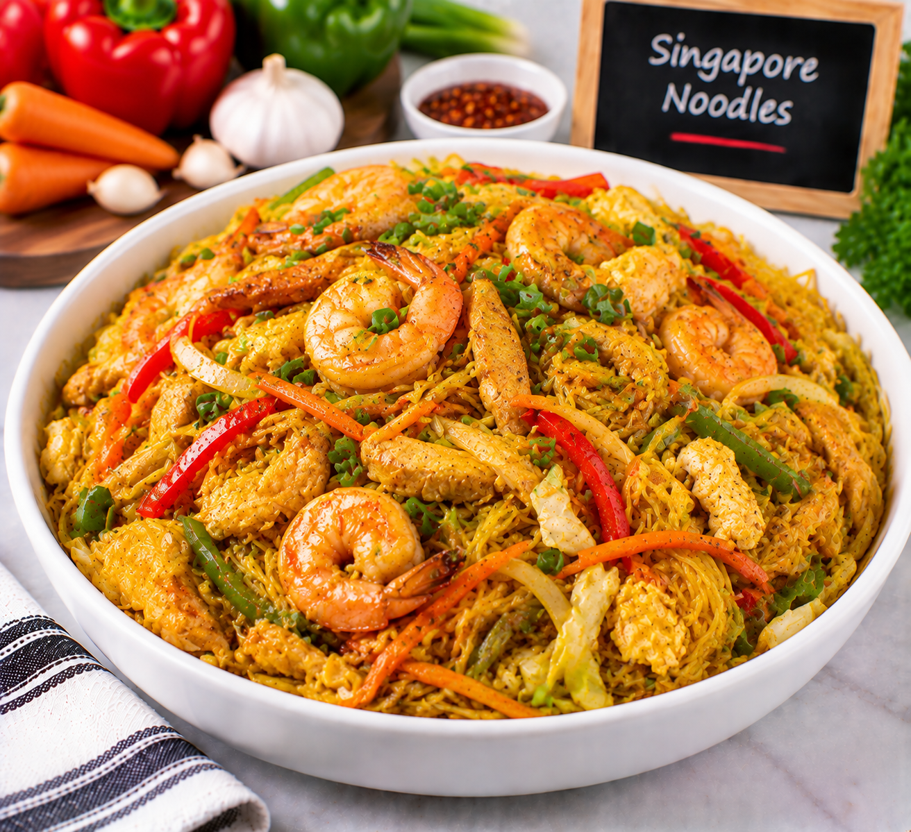 Singapore Noodles from The Promise menu