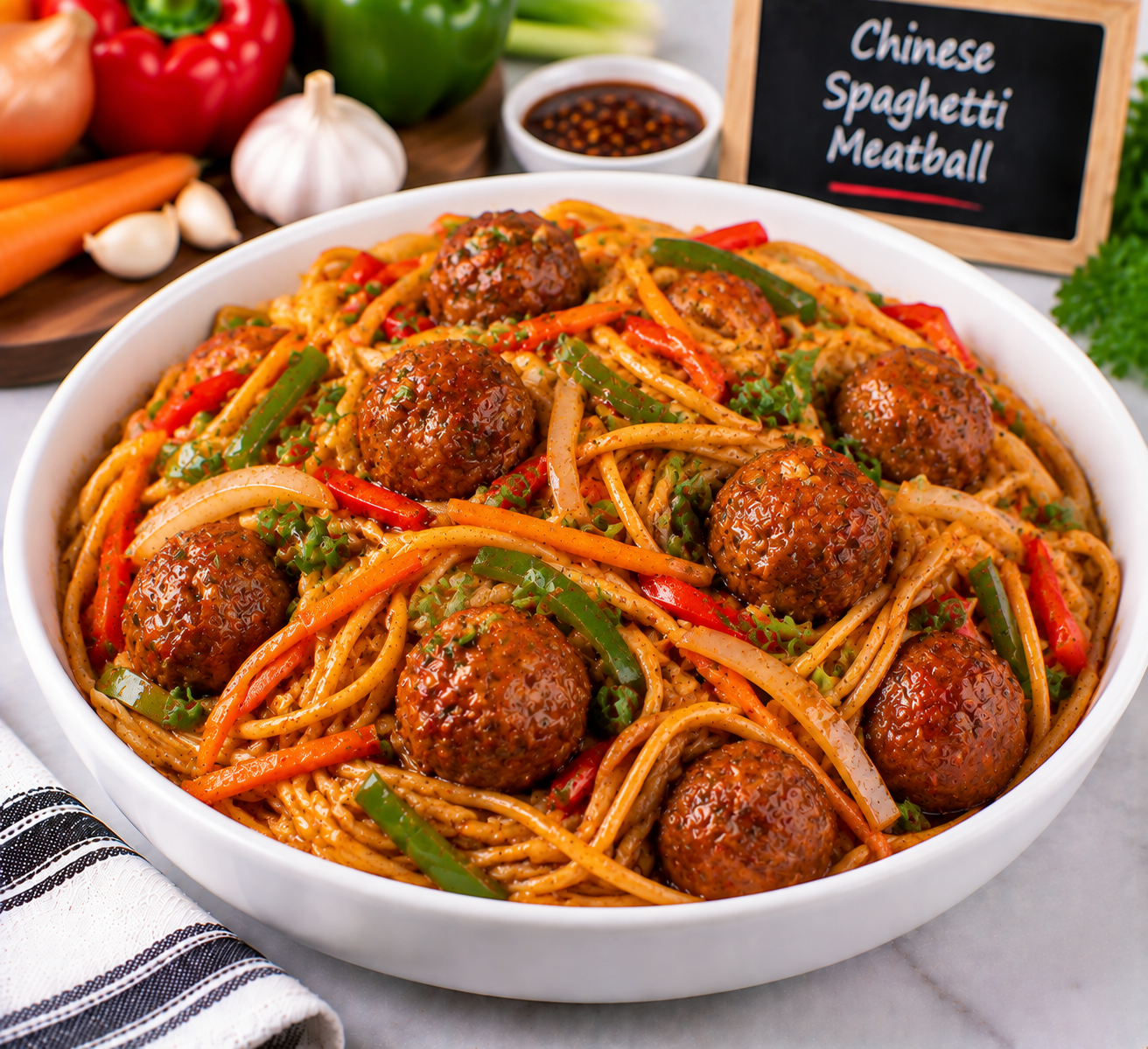 Chinese Spaghetti Meat Ball from The Promise menu