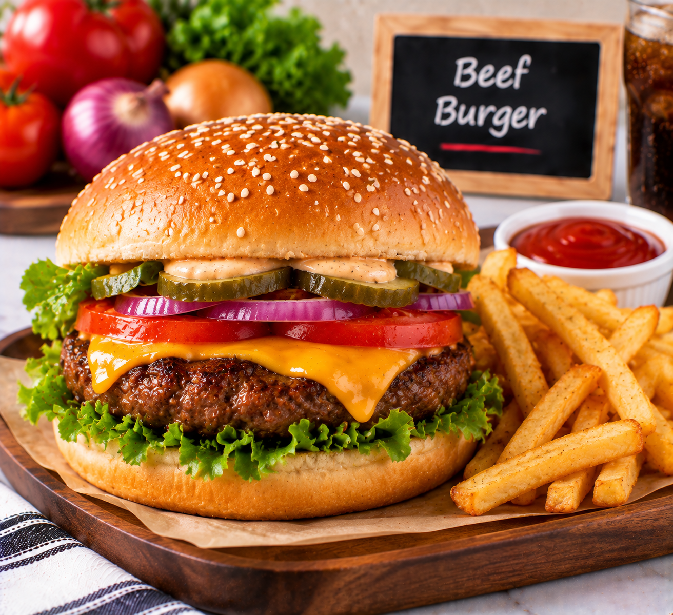 Beef Burger from The Promise menu