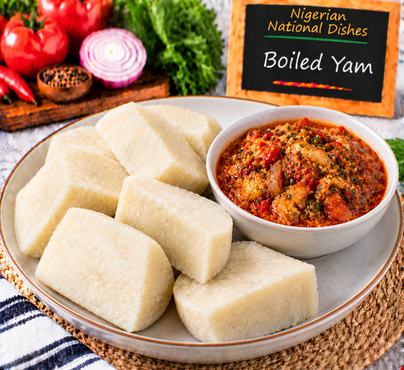 Boiled Yam from The Promise menu