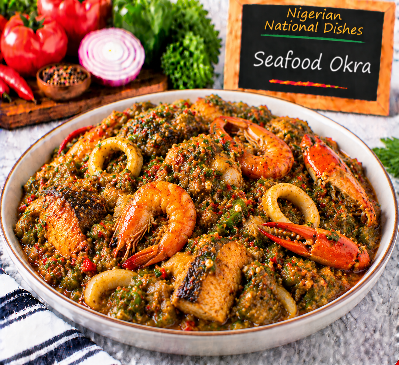 Seafood Okra from The Promise menu
