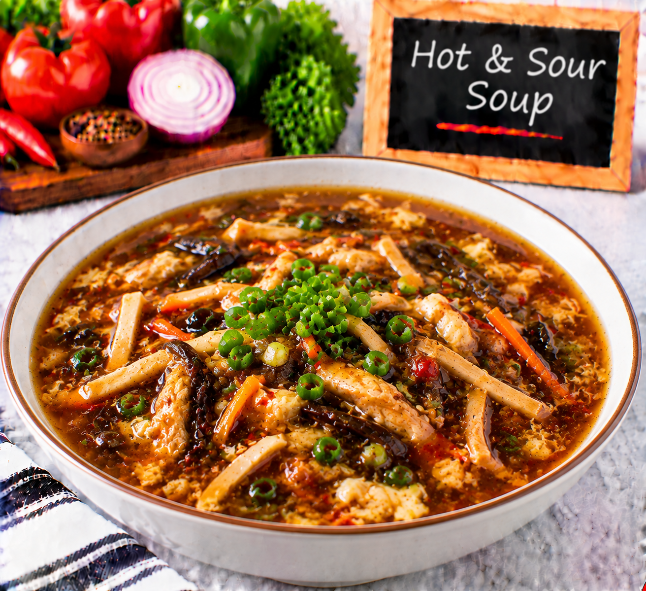 Hot & Sour Soup from The Promise menu