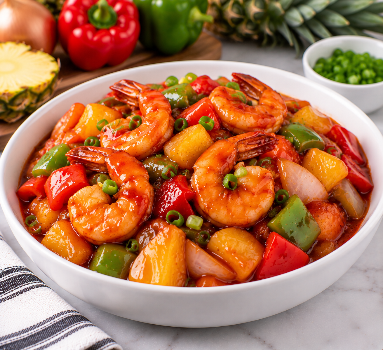Prawns in Sweet & Sour Sauce from The Promise menu