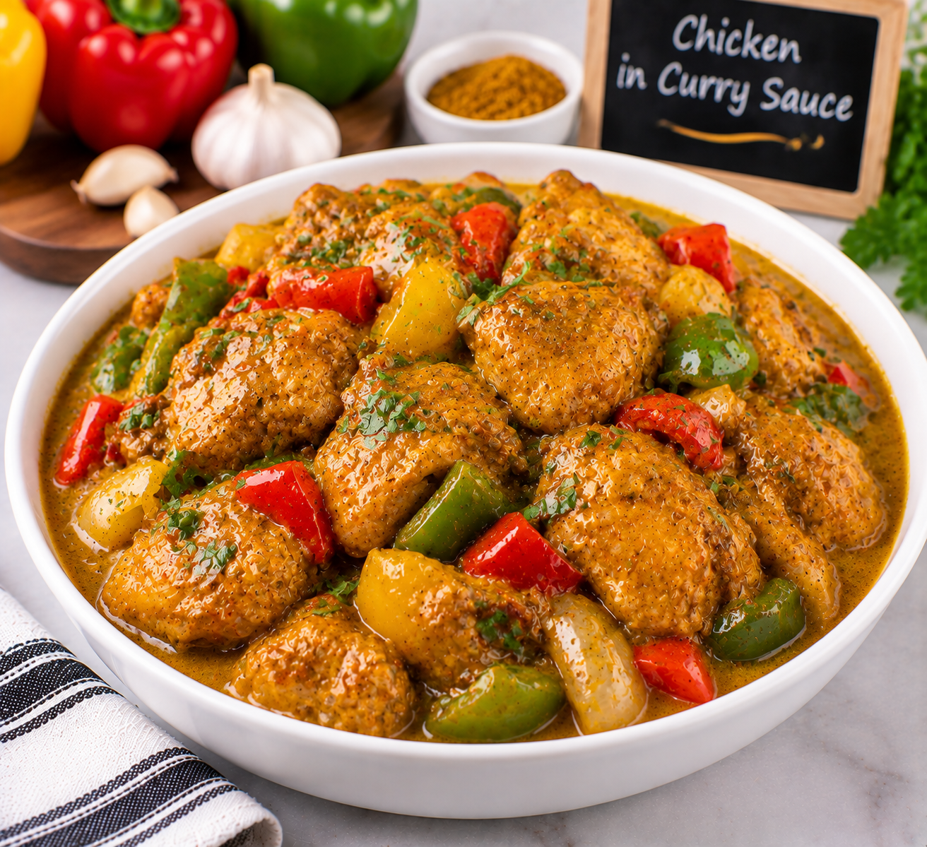 Chicken in Curry Sauce from The Promise menu