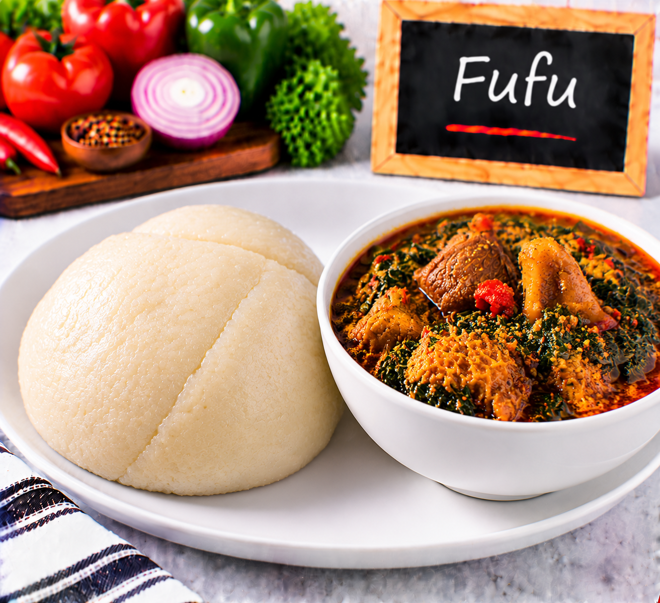 Fufu from The Promise menu