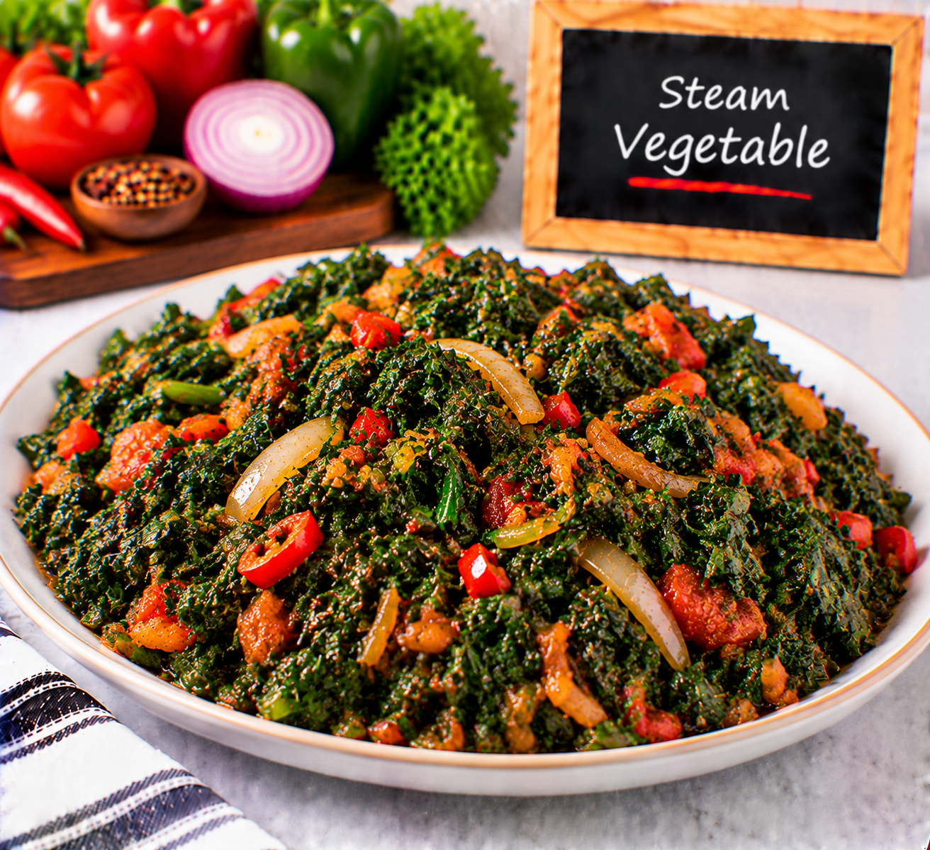 Steam Vegetable from The Promise menu