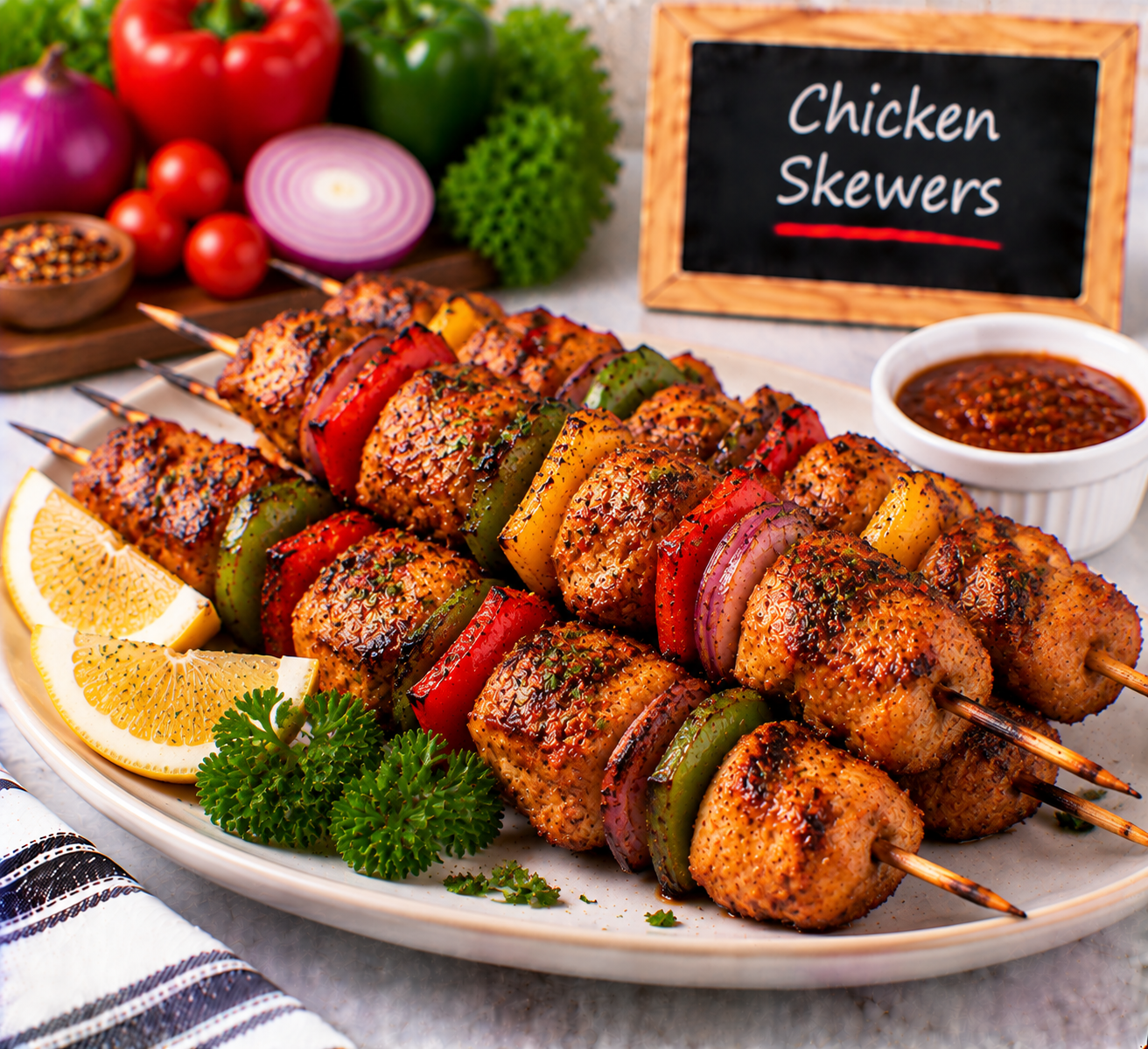Chicken Skewers from The Promise menu