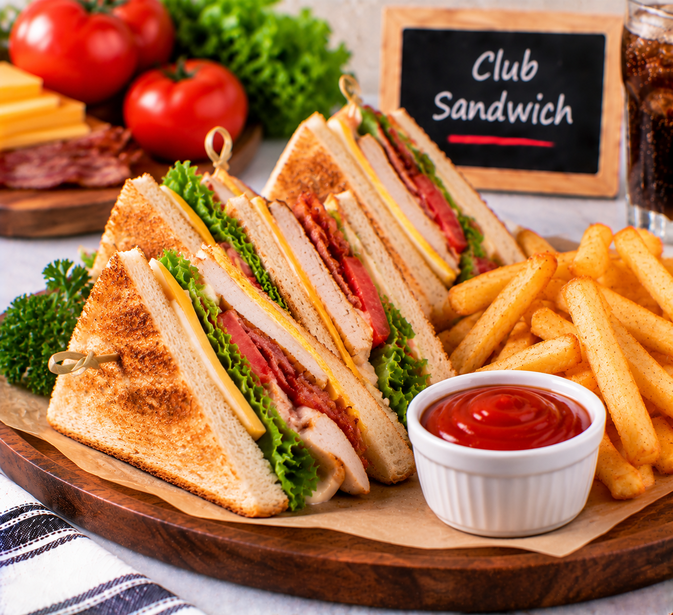 Club Sandwich from The Promise menu