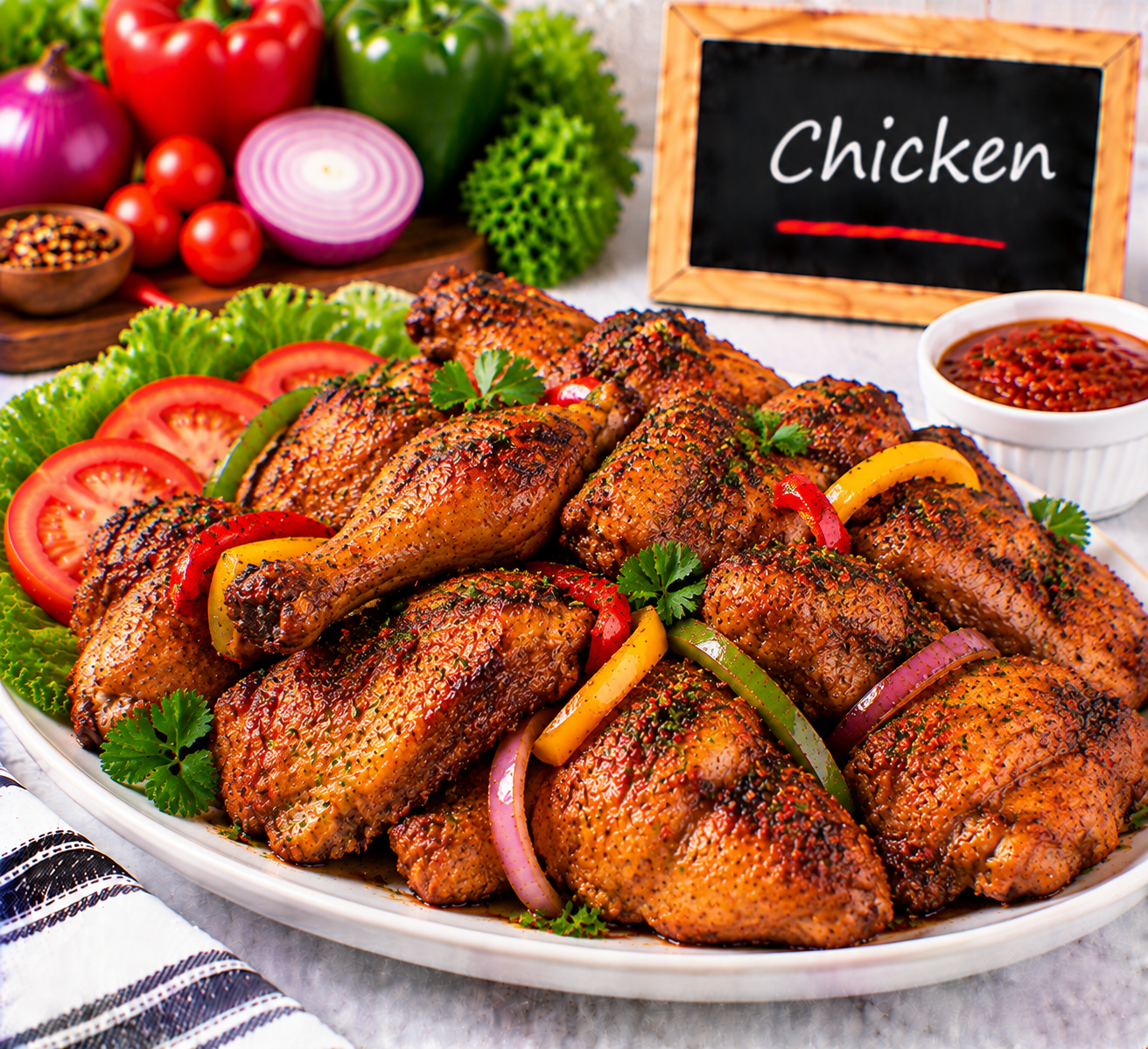 Chicken from The Promise menu