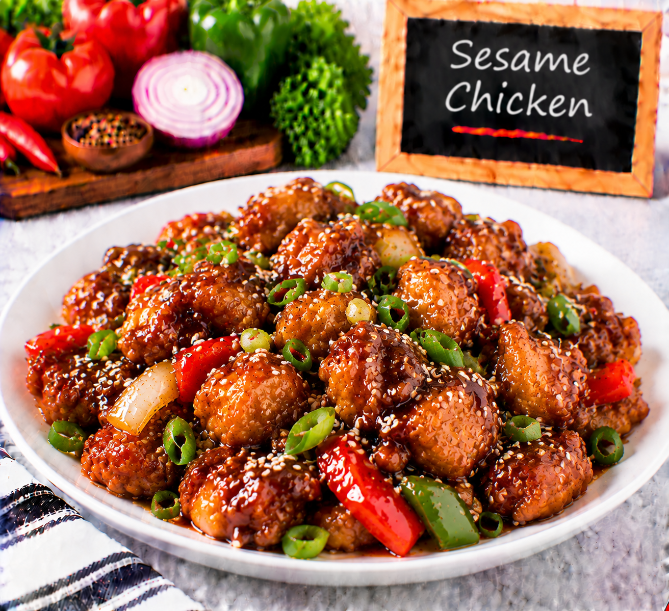 Sesame Chicken from The Promise menu
